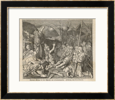 Peasants' Revolt Thomas Munezer Leader Of The Peasants Just Before The Defeat By Philip Of Hesse by Philip Von Hesse Trenkwald Pricing Limited Edition Print image