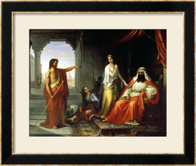 St. John The Baptist Rebuking Herod by Giovanni Fattori Pricing Limited Edition Print image
