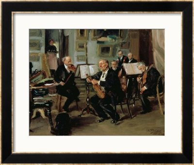 Musical Evening, 1906 by Vladimir Egorovic Makovsky Pricing Limited Edition Print image