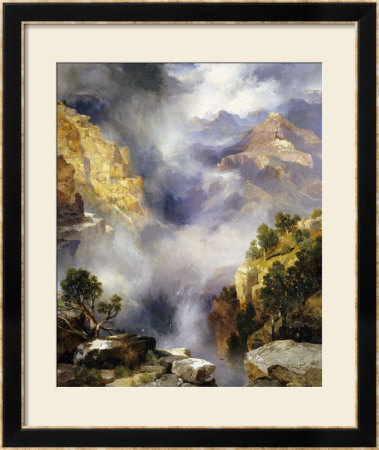 Mist In The Canyon, 1914 by Thomas Moran Pricing Limited Edition Print image