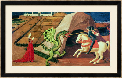 St. George And The Dragon, Circa 1439-40 by Paolo Uccello Pricing Limited Edition Print image