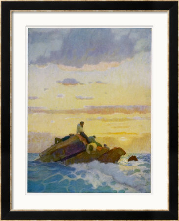 The Mysterious Island The Last Hope by Newell Convers Wyeth Pricing Limited Edition Print image