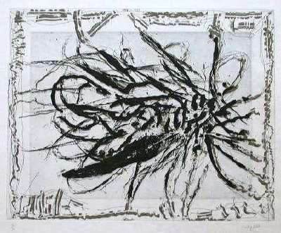 Autres Mouches (Suite De 5 Gravures) by Jean-Paul Riopelle Pricing Limited Edition Print image