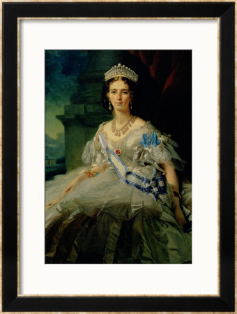 Portrait Of Princess Tatiana Alexanrovna Yusupova, 1858 by Franz Xavier Winterhalter Pricing Limited Edition Print image