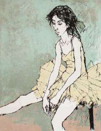 Serie Ballerines : Ballerine Assise by Jean Jansem Pricing Limited Edition Print image