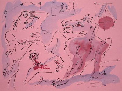 Dessin Érotique Iv by André Masson Pricing Limited Edition Print image