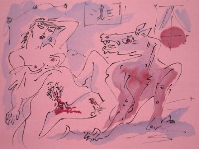 Dessin Erotique Iv by Andre Masson Pricing Limited Edition Print image