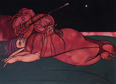 L'etoile Du Matin by Valerio Adami Pricing Limited Edition Print image