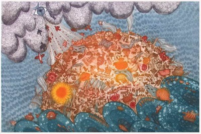 La Genese 6 by Francoise Deberdt Pricing Limited Edition Print image