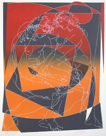L'artiste Et Son Modele by Hans Erni Pricing Limited Edition Print image