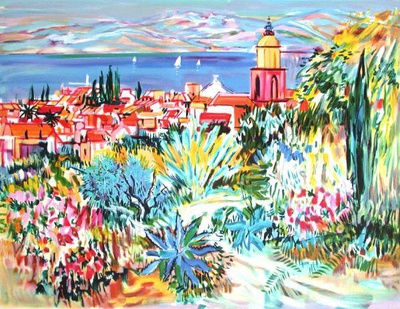 Saint-Tropez by Jean Monneret Pricing Limited Edition Print image