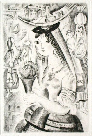 Etude De Jeune Fille Portugaise by Mily Possoz Pricing Limited Edition Print image