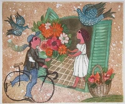 Sur Un Air De Fete by Francoise Deberdt Pricing Limited Edition Print image