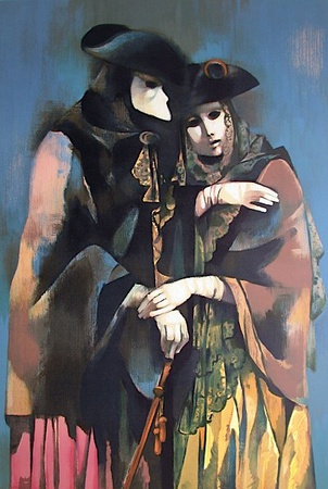 Couple Vénitien by Manolo Ruiz Pipo Pricing Limited Edition Print image