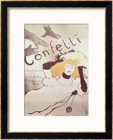 Confetti, 1893 by Henri De Toulouse-Lautrec Pricing Limited Edition Print image
