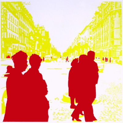Boulevard Des Itaiiens : Rien by Gerard Fromanger Pricing Limited Edition Print image