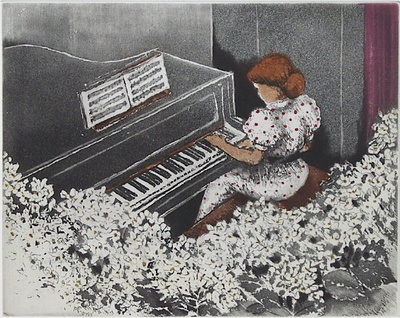 Le Piano by Annapia Antonini Pricing Limited Edition Print image