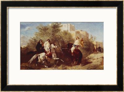 Arab Horsemen by Eugene Fromentin Pricing Limited Edition Print image