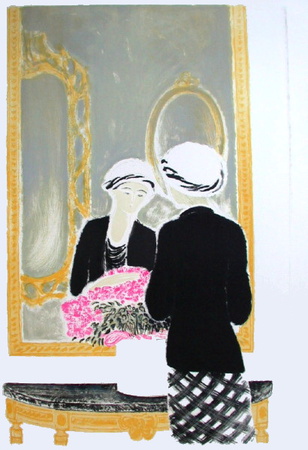 Au Dela Du Miroir by Andre Brasilier Pricing Limited Edition Print image