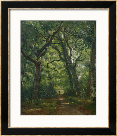 Path In The Forest, 1864 by Henri Joseph Constant Dutilleux Pricing Limited Edition Print image