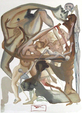 Dc Enfer 11 - Au Bord Du 7Eme Bolge by Salvador Dali Pricing Limited Edition Print image