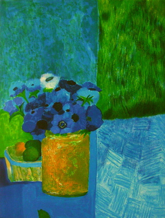 Bouquet Bleu by Guy Bardone Pricing Limited Edition Print image