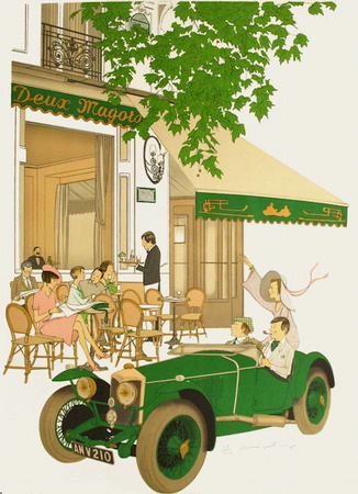 Les Deux-Magots by Denis-Paul Noyer Pricing Limited Edition Print image