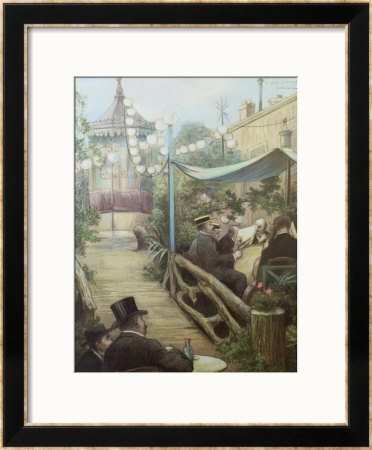 L'aperitif Concert, Rue Dorsel by Charles Maurin Pricing Limited Edition Print image