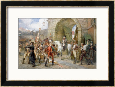 An Incident In The Peninsular War, Napoleon Entering A City by Robert Alexander Hillingford Pricing Limited Edition Print image