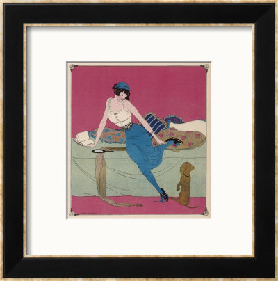 Her Dachshund Is Proposing A Walk by Gerda Wegener Pricing Limited Edition Print image