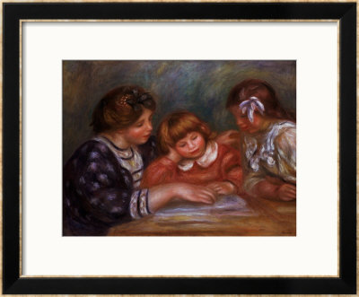 The Lesson, 1906 by Pierre-Auguste Renoir Pricing Limited Edition Print image