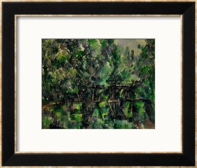 Bridge Over A Pond, 1895-1898 by Paul Cézanne Pricing Limited Edition Print image