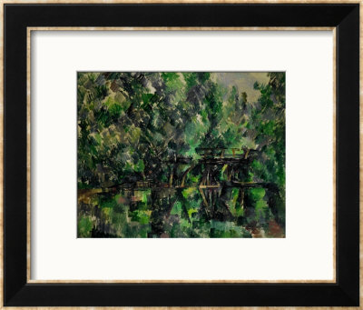 Bridge Over A Pond, 1895-1898 by Paul Cezanne Pricing Limited Edition Print image