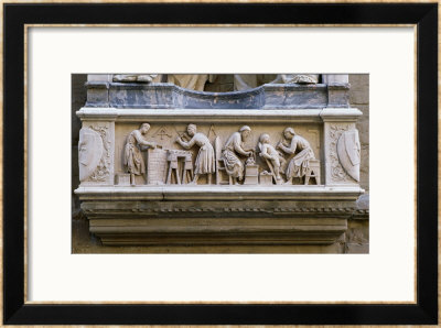 Relief Depicting Artists And Craftsmen At Work by Nanni Di Banco Pricing Limited Edition Print image