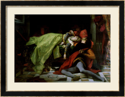 Death Of Francesca Da Rimini And Paolo Malatesta, 1870 by Alexandre Cabanel Pricing Limited Edition Print image