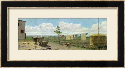 The Farmyard by Raffaello Sernesi Pricing Limited Edition Print image