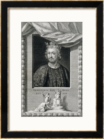 John King Of England From 1199, Engraved By The Artist by George Vertue Pricing Limited Edition Print image