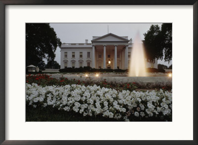 North Side Of The White House At Twilight, Washington D.C. by James P. Blair Pricing Limited Edition Print image