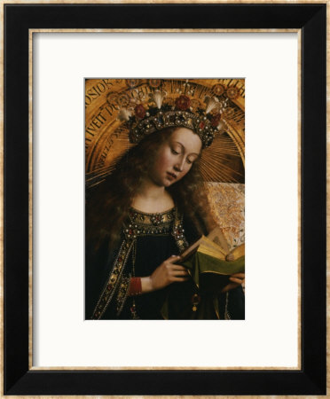 The Virgin- Ghent Altarpiece by Jan Van Eyck Pricing Limited Edition Print image
