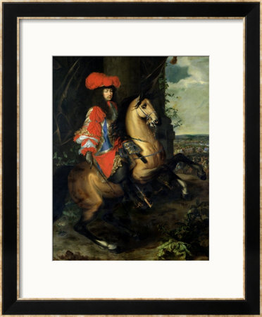 Equestrian Portrait Of Louis Xiv by Charles Le Brun Pricing Limited Edition Print image