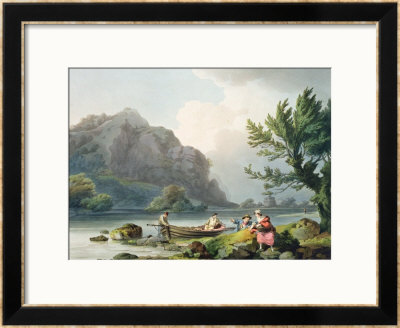 Lake Of Wyndermere, From Picturesque Views Of England And Wales, Published 1826 by William Turner Pricing Limited Edition Print image
