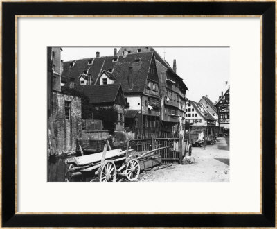 View Of The Old Quarter, Ulm, Circa 1910 by Jousset Pricing Limited Edition Print image