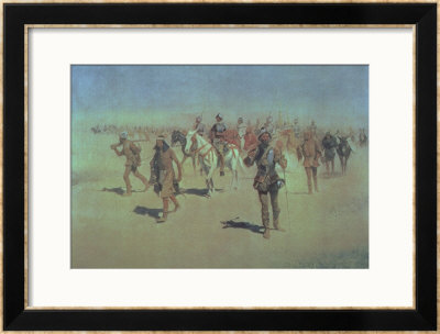Francisco Vasquez De Coronado Making His Way Across New Mexico, From The Great American Explorers by Frederic Sackrider Remington Pricing Limited Edition Print image
