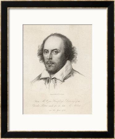 William Shakespeare English Playwright And Poet by Edward Scriven Pricing Limited Edition Print image