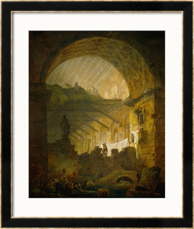 Gallery In Ruins, 1798 by Hubert Robert Pricing Limited Edition Print image