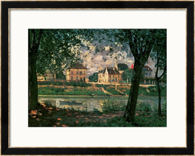 Village By The Seine (Villeneuve-La-Garenne) by Alfred Sisley Pricing Limited Edition Print image