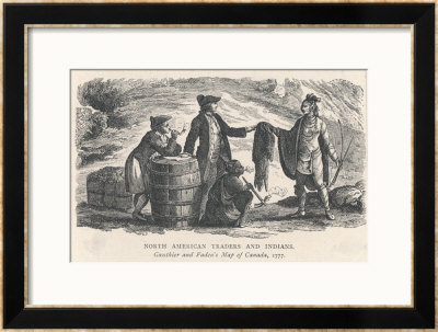 Trading With Native Canadians by Gauthier & Faden Pricing Limited Edition Print image