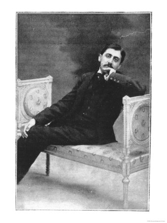 Marcel Proust On A Sofa, Circa 1900, Published In L'illustration, 3 January 1931 by Otto-Pirou Pricing Limited Edition Print image