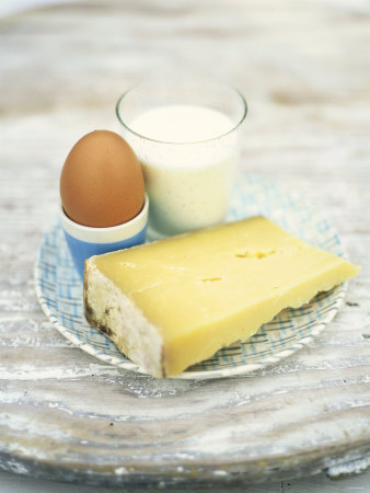 Still Life With Cheese, Egg And Milk by David Loftus Pricing Limited Edition Print image