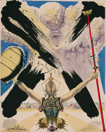 Don Quichotte1009derkampf by Salvador Dali Pricing Limited Edition Print image